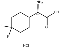 (2S)-2-amino-2-(4,4-difluorocyclohexyl)axit axetic hydroclorua