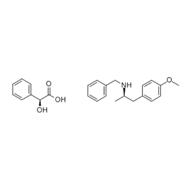 (2S)-HYDROXY(PHENYL)AXIT ACETIC (2R)-N-BENZYL-1-(4-METHOXYPHENYL)PROPAN-2-AMINE (1:1) (muối)