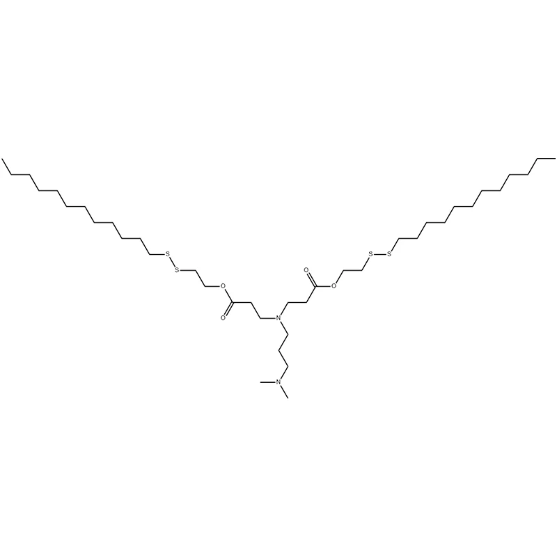 β-Alanin, N-[3-(dimetylamino)propyl]-N-[3-[2-(dodecyldithio)etoxy]-3-oxopropyl]-, 2-(dodecyldithio)etyl este
