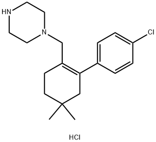1-((4'-clo-5,5-dimetyl-3,4, 5,6-tetrahydro-[1,1'-biphenyl]-2-yl)metyl)piperazin dihydroclorua
