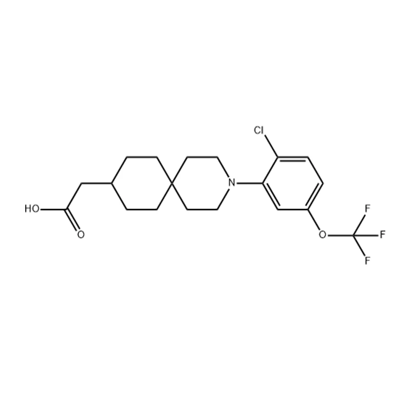 Axit 3-[2-Clo-5-(triflometoxy)phenyl]-3-azaspiro[5.5]undecan-9-axetic