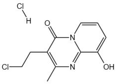 3-(2-chloroetyl)-9-hydroxy-2-metyl-4H-pyrido[1,2-a]py rimidin-4-one hydrochloride