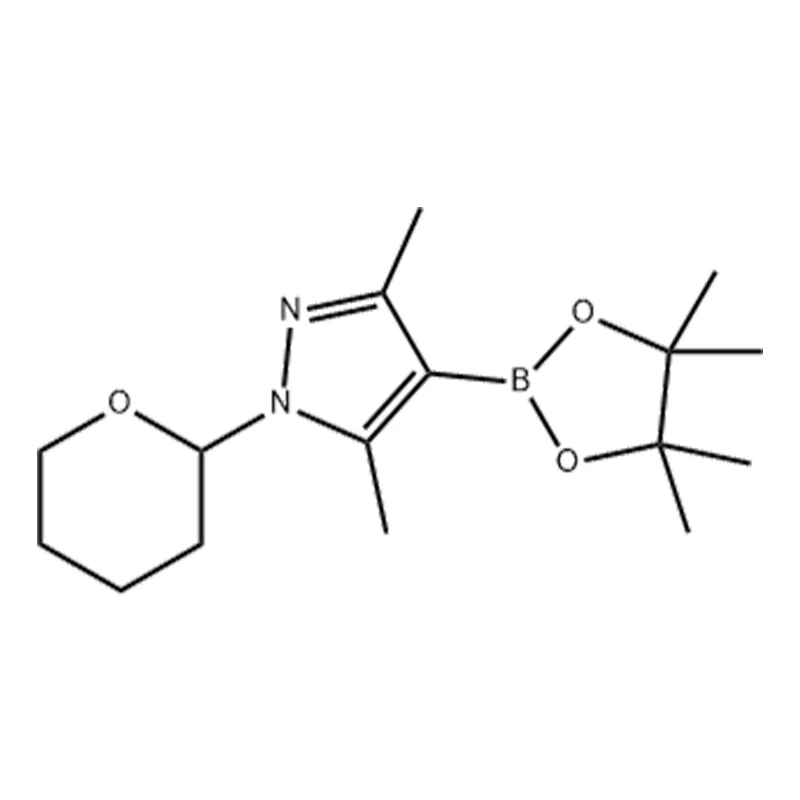 3,5-Dimetyl-1-(tetrahydro-2H-pyran-2-yl)-4-(4,4,5,5-tetrametyl-1,3,2-dioxaborolan-2-yl)-1H-pyrazol