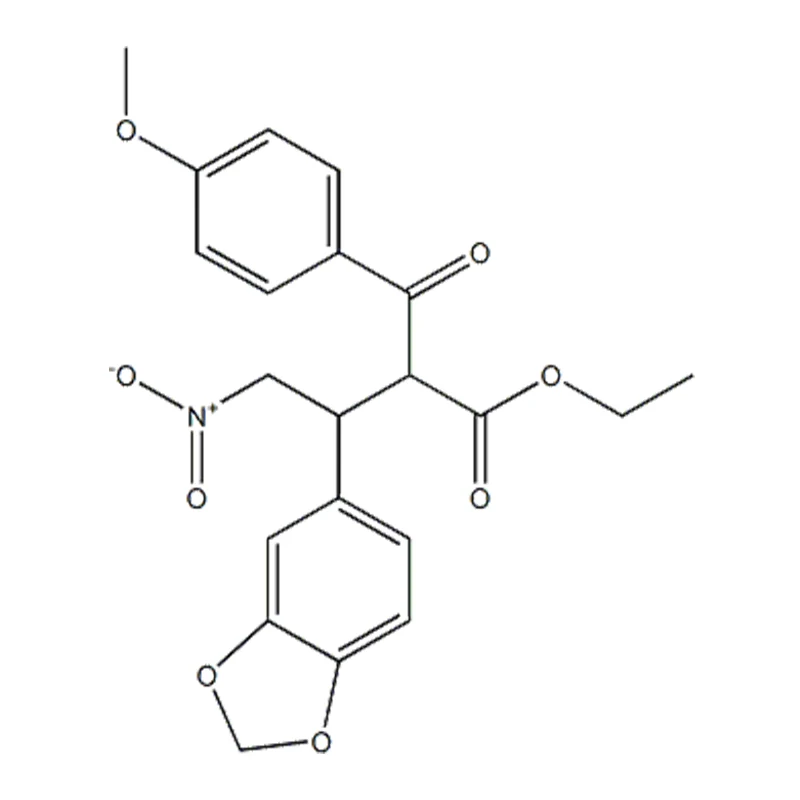 Etyl 2-(4-Methoxybenzoyl)-3-(3,4-Methylenedioxy-phenyl)-4-nitro-butanoat