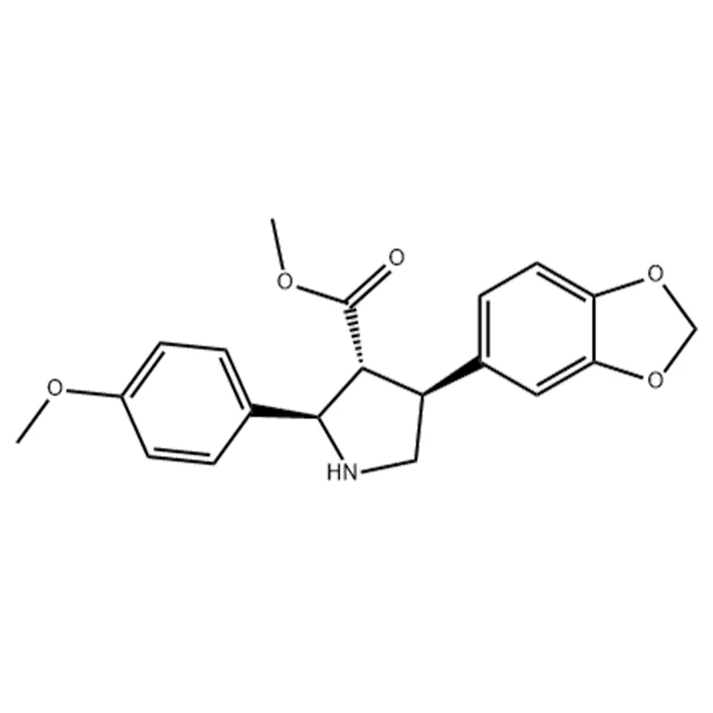 Metyl 4-(benzo[d][1,3]dioxol-5-yl)-2-(4-metoxyphenyl)pyrrolidin-3-carboxylat